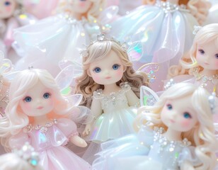 Fototapeta premium 小さな人形がたくさん