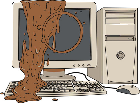 Computer Infected with Malware