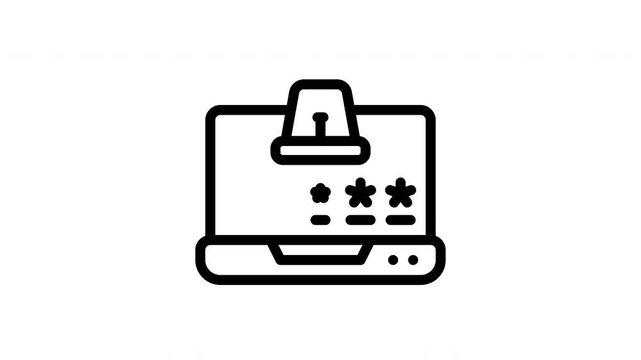 password animated icon