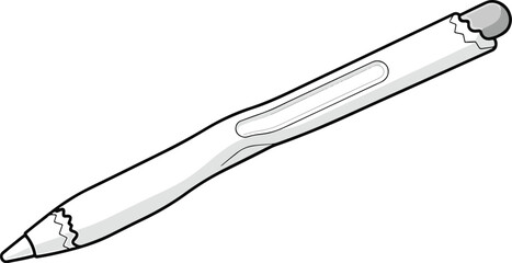 Obraz premium Ballpoint Pen Outline