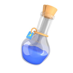 Stamina Lightning Bolt 3D Illustration