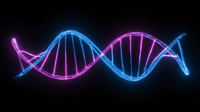 Double Helix Neon Light Trails Final Agreement Spark