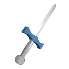 Sword Slash 3D Illustration