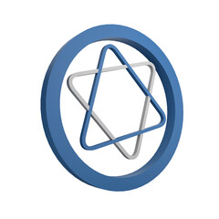 Magic Spell Circle 3D Illustration