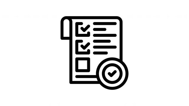 checklist animated icon