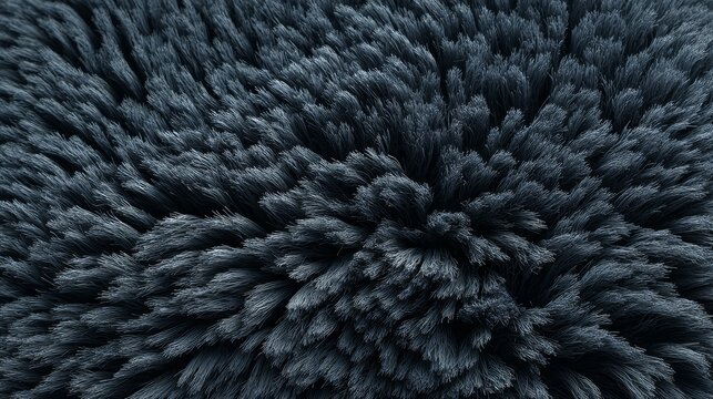 Dark fuzzy fabric texture filling entire frame with soft tactile surface and rich depth, perfect for design backgrounds, textile patterns, and detailed material concept