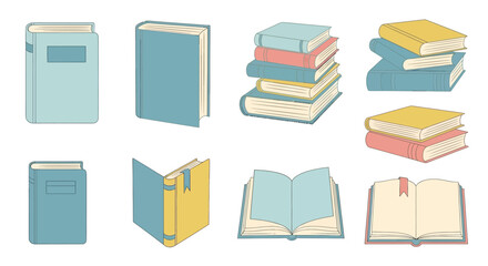 Collection of Various Illustrated Books and Volumes.