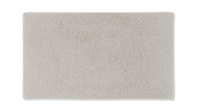 Empty Welcome Mat on White Background