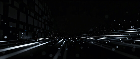 Abstract black background. Background material. Graphic material.