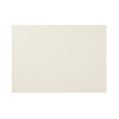 Fototapeta premium Subtle textured off white paper sample close up isolated on white background