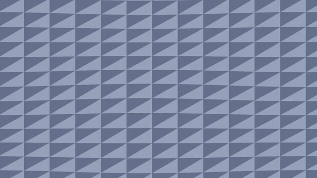 Geometric pattern of blue triangles on a seamless background