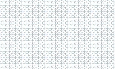 破線でできた四角形が重なり四角形のスペースが空いた格子