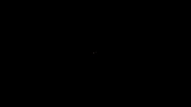Floating yellow lightning shards rotating in dark space with smooth motion abstract energy loop animation scene