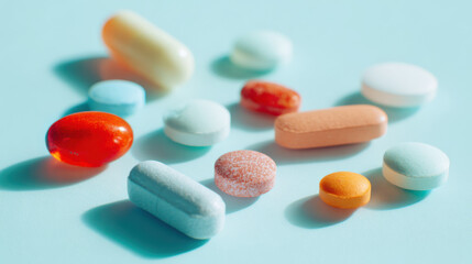 various tablets and capsules