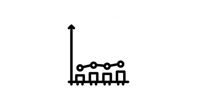 bar graph animated icon