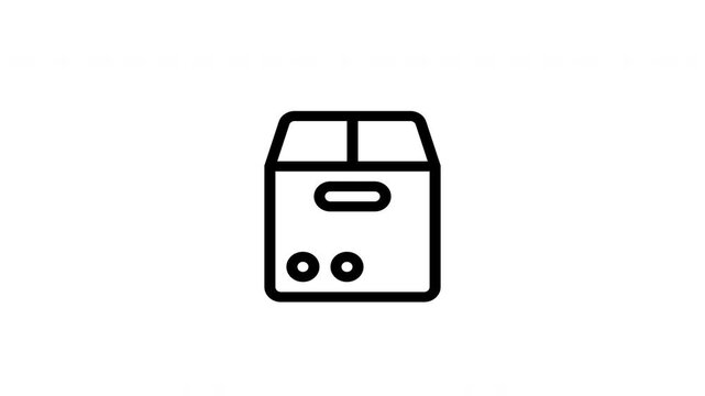 black box animated icon