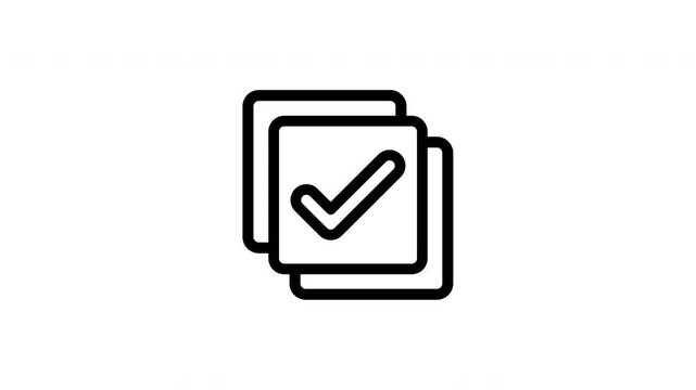 checked box animated icon