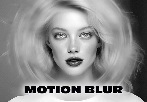 Radial Spin Motion Blur Photo Effect