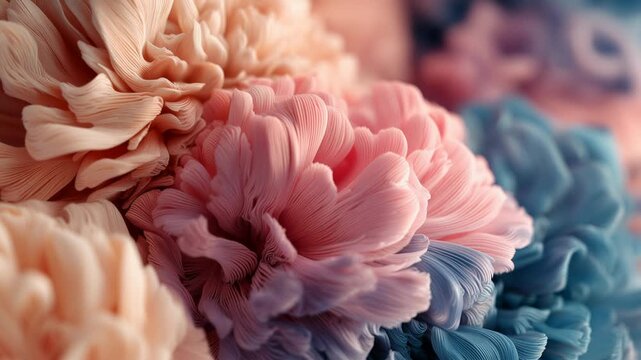 Abstract floral texture for beauty packaging and branding