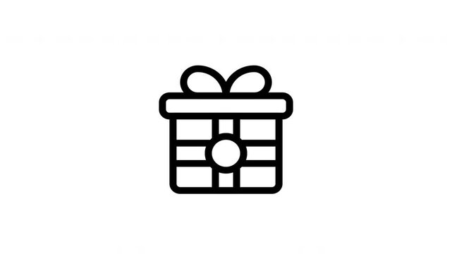 gift box animated icon