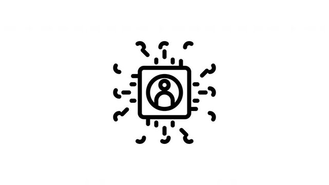 identity animated icon
