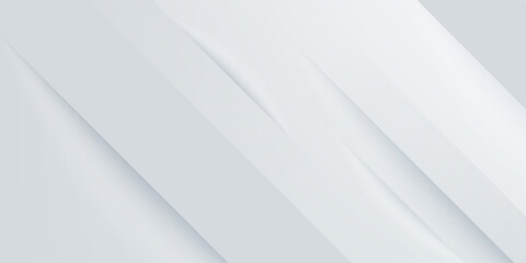 White Paper Abstract Background with 3D Geometric Interior Light Effect