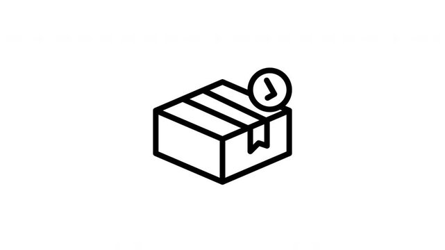 parcel animated icon