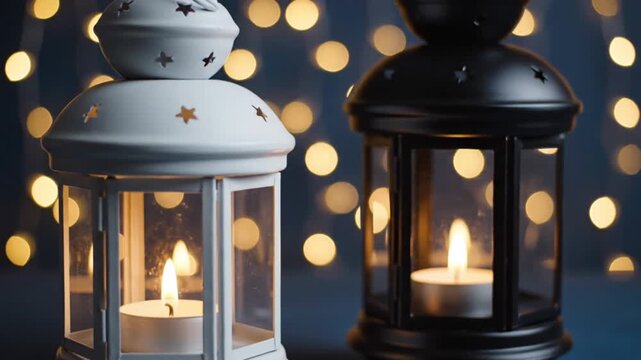 Ramadan Kareem greeting photo of beautiful Arabic lantern