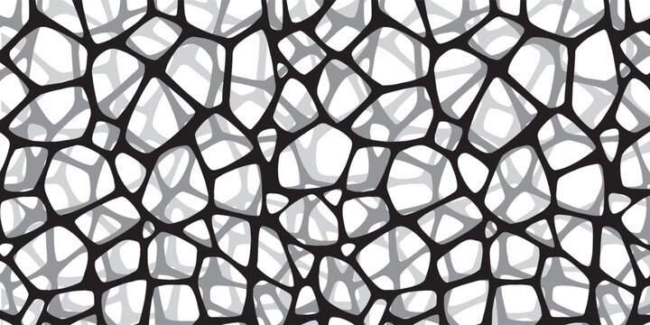 Abstract Voronoi pattern with organic cell shapes and subtle shadows.