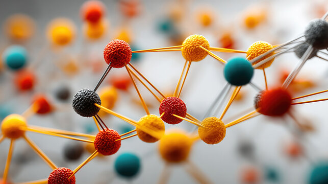 Visual of network showing connections and social media strategy for business and technology