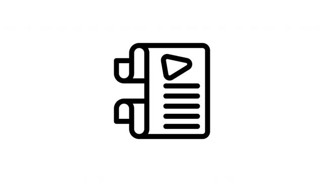 screenplay animated icon
