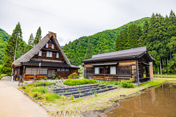 五箇山　菅沼集落の風景
