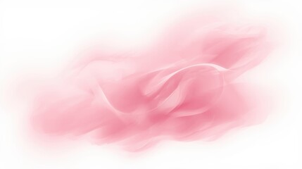 Delicate pink watercolor rose petals floating in soft abstract art style