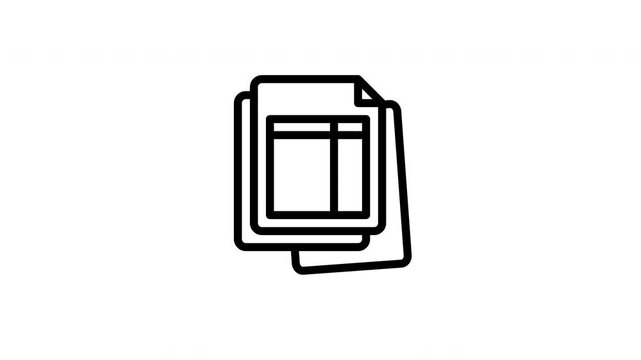 table animated icon