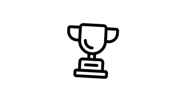 trophy animated icon