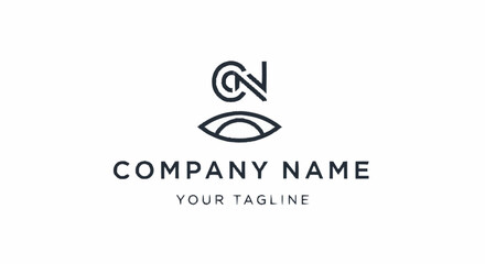 Simple Eye Logo Design Template.