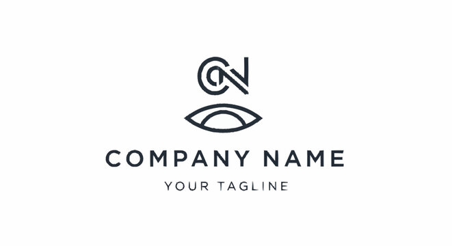 Simple Eye Logo Design Template.
