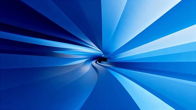 Abstract blue geometric shapes