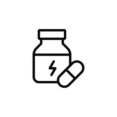 Obraz premium Nutrition and Diet, Healthy Food, and Detox Diet Vector Icons. Contains such Icons as Metabolism, Caunt Calories, Palm oil free, Zero trans fat, Probiotics, and more. Simple Outline icons collection.