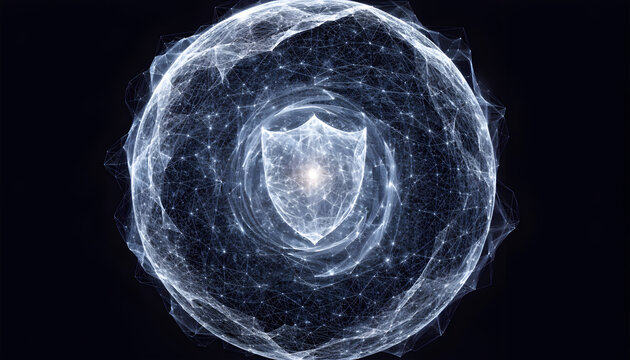 Cyber Security Shield in Digital Network
