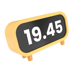 Countdown Timer 3D Illustration