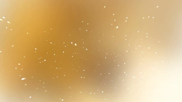 Dreamy golden-brown bokeh background with a scattering of radiant, soft-focus light elements, creating a magical and festive atmosphere perfect for elegant designs