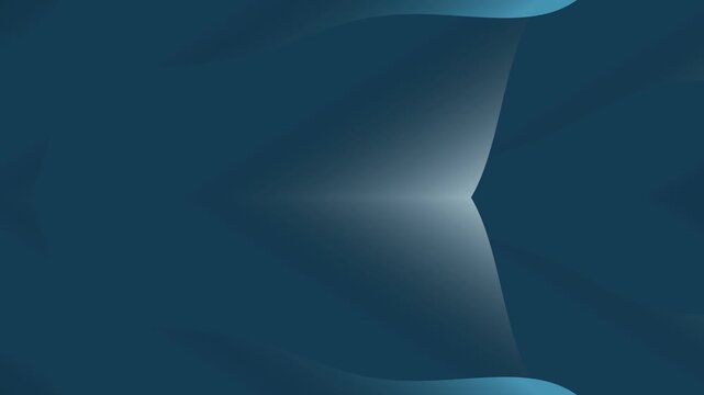 Abstract Dark Blue Corporate Motion Graphic Background with Smooth Fluid Symmetrical Waves