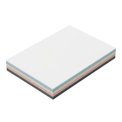A single solid state drive resting on a white background isolated on transparent background