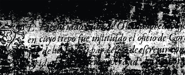 Obraz premium Abstract grunge lettering background. Monochrome abstract grunge black and white illustration 