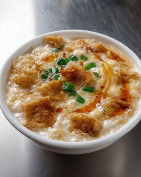 Taiwanese xian dou jiang soymilk soup
