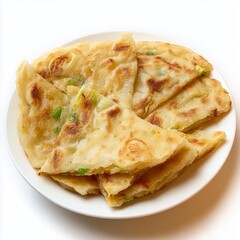 Chinese scallion pancake, cong you bing