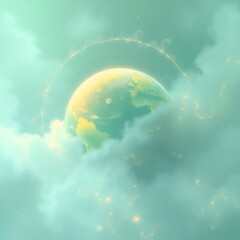 Divine Energy Above Earth