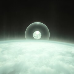 Divine Energy Above Earth