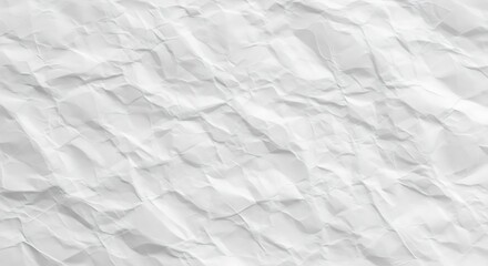 Obraz premium Crumpled Paper Texture Close-up View from Above
